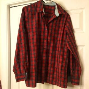 Red check men’s shirt